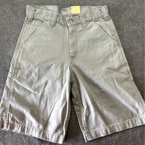 Carhartt men’s canvas shorts size 29 dark charcoal color, new with tags